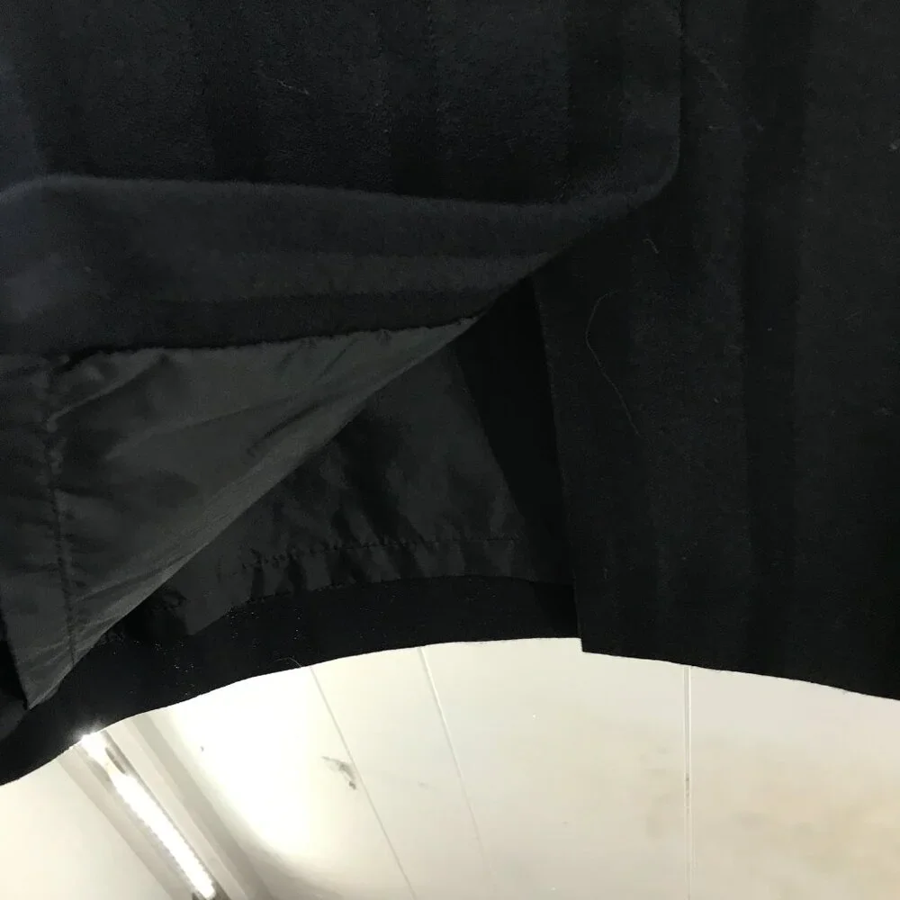 vintage Jones New York wool navy 2 piece skirt suit set size 14 - Picture 7 of 8